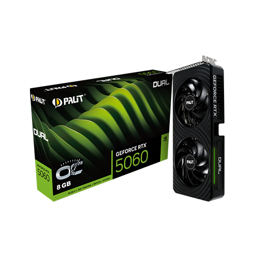 ვიდეობარათი - Palit RTX 5060 8 GB Dual Oc