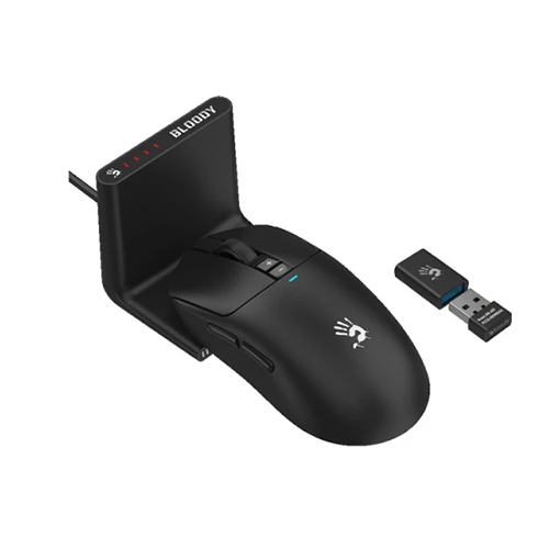 უკაბელო ტენვადი მაუსი - A4Tech Bloody R72 Ultra Duo Black Rechargable WL