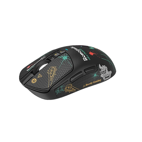 უკაბელო ტენვადი მაუსი - A4Tech Bloody R72 Ultra Duo Renegade Midnight Rechargable WL