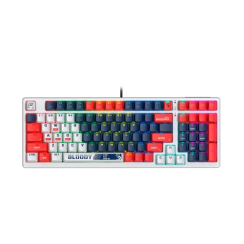 მექანიკური კლავიატურა - A4tech Bloody S98 Sports Navy Red Switch