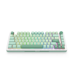 უკაბელო ტენვადი მექანიკური კლავიატურა - Redragon Cyrus Pro K681MG Grey Switch Rechargable WL BT