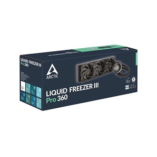 პროცესორის წყლის გაგრილება - Arctic Liquid Freezer III Pro 360 mm Black