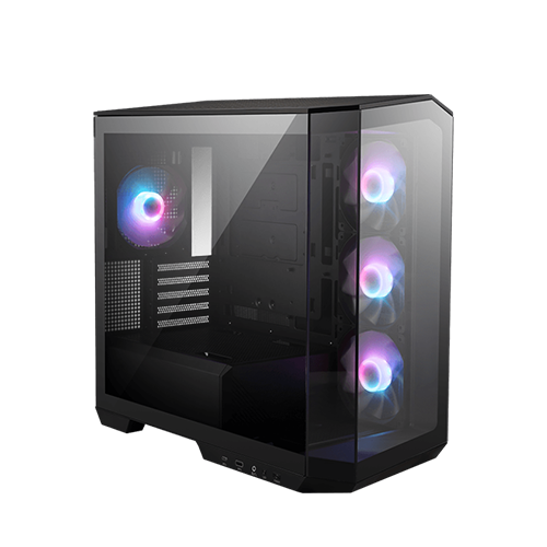 ქეისი - Msi Mag Pano M100R PZ Black - 4x120 Fan ARGB