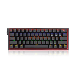 მექანიკური კლავიატურა - Redragon Fizz K617-R Rainbow Black