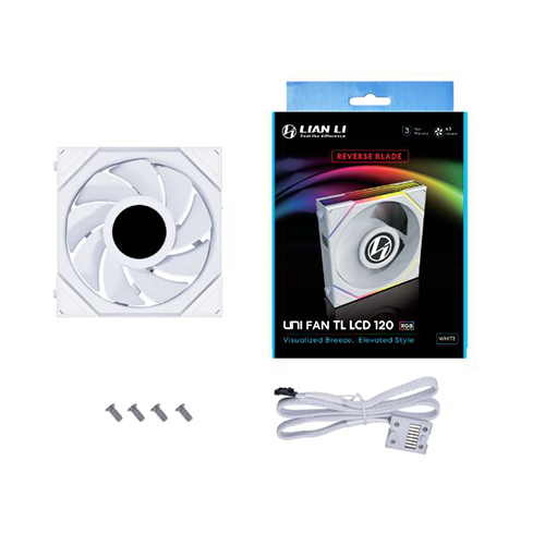 ქეისის გაგრილება - Lian Li G99 TLLCD 120-1 120 mm White