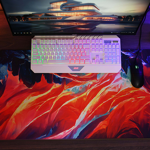 მაუსპადი - 2E Gaming Pro Speed D02 XL Multicolor - 80x45 სმ