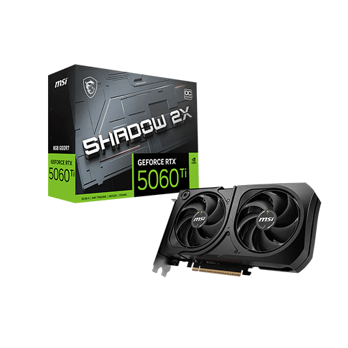 ვიდეობარათი - Msi Shadow 2X RTX 5060 Ti 8 GB Oc Plus