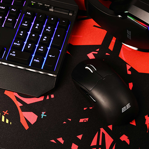 უკაბელო მაუსი - 2E Gaming MG355 RGB Black WL