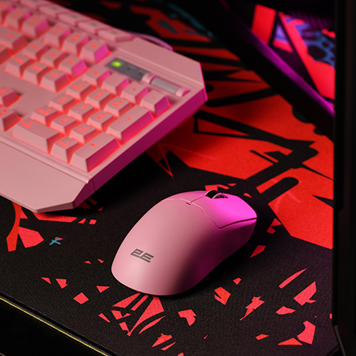 უკაბელო მაუსი - 2E Gaming MG355 RGB Pink WL