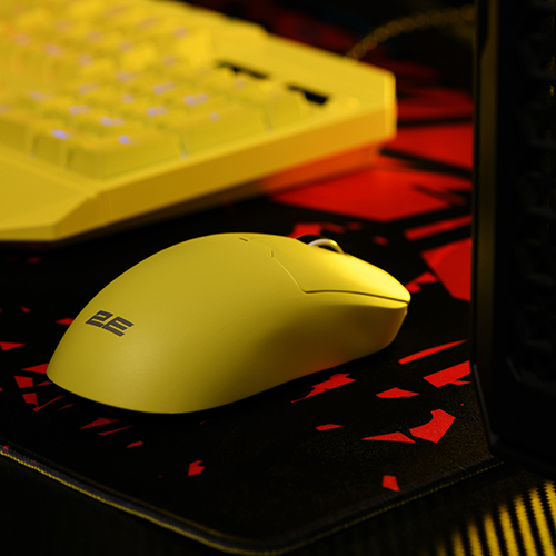 უკაბელო მაუსი - 2E Gaming MG355 RGB Yellow WL