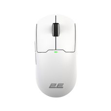 უკაბელო ტენვადი მაუსი - 2E Gaming MG355 RGB White Rechargeable WL