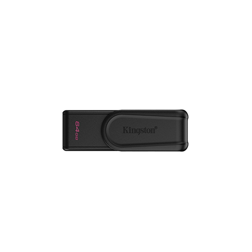 ფლეშ მეხსიერება - Kingston DataTraveler Exodia S 64 GB USB 3.2 Black