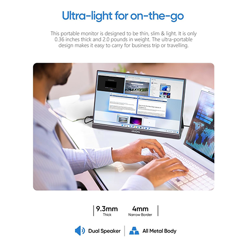 მონიტორი - Arzopa A1M 17.3 FHD Mini HDMI USB Type-C