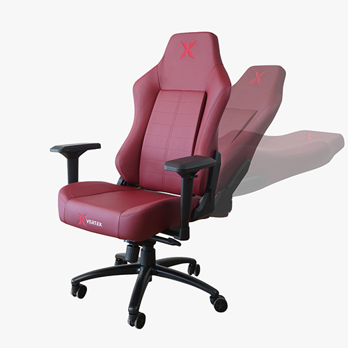 კომპიუტერის სკამი - Vertex Imperion Gaming Chair Bordeaux Leather