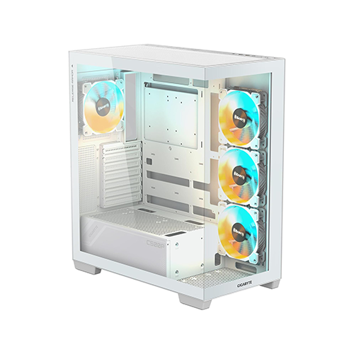 ქეისი - Gigabyte C500 Panoramic Stealth Ice - 4x120 Fan ARGB