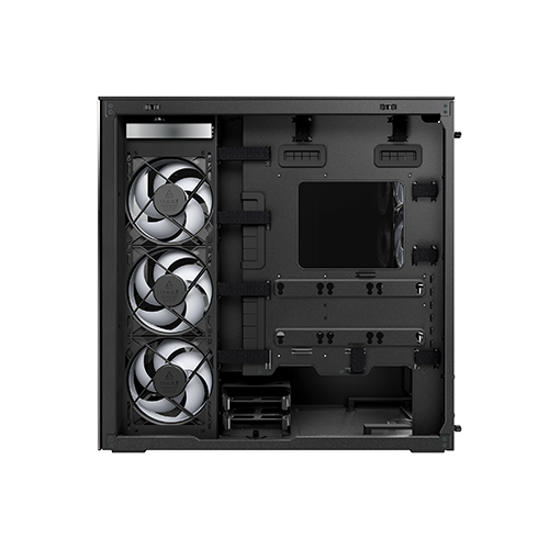 ქეისი - Arctic Xtender Black - 3x140 Fan Reverse ARGB + 2x120 Fan ARGB
