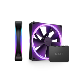 ქეისის გაგრილება - NZXT F140 Duo - 2x140 Fan ARGB Black