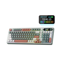 უკაბელო ტენვადი მექანიკური კლავიატურა - Royal Kludge RK S98 Brown Switch Camping Rechargeable WL BT