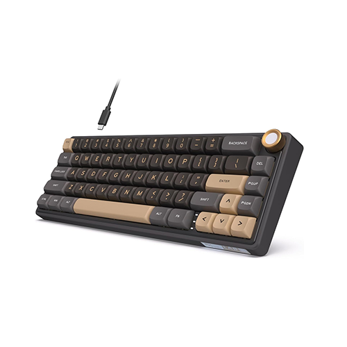 მექანიკური კლავიატურა - Royal Kludge RK R65 Chartreuse Switch Phantom