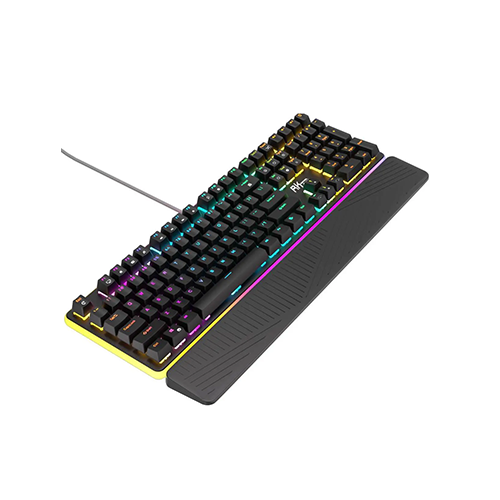 მექანიკური კლავიატურა - Royal Kludge RK 918 Blue Switch Black