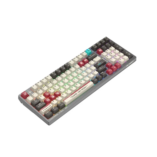 უკაბელო ტენვადი მექანიკური კლავიატურა - A4Tech Bloody WS98 BLMS Red Plus Rechargable WL BT