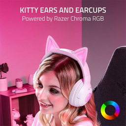 უკაბელო Bluetooth ყურსასმენი - Razer Kraken Kitty V2 White BT