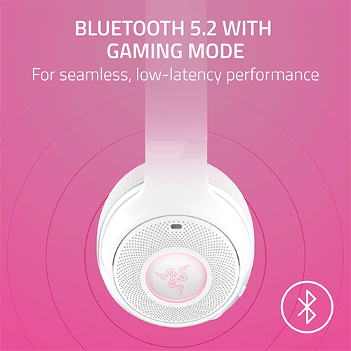 უკაბელო Bluetooth ყურსასმენი - Razer Kraken Kitty V2 White BT