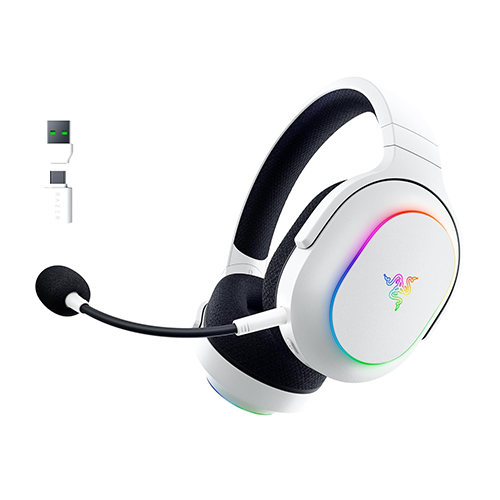 უკაბელო Bluetooth ყურსასმენი - Razer Barracuda X Chroma RGB White WL BT