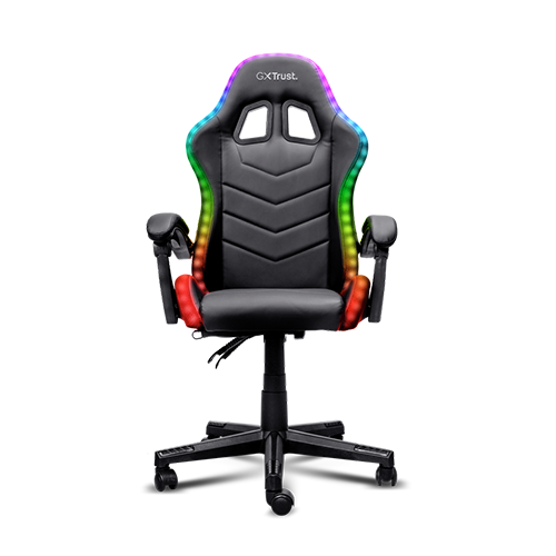 კომპიუტერის სკამი - Trust GXT 704 Roniq RGB Led Gaming Chair