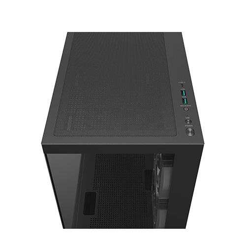 ქეისი - Deep Cool CG380 3F Black - 3x120 Fan ARGB