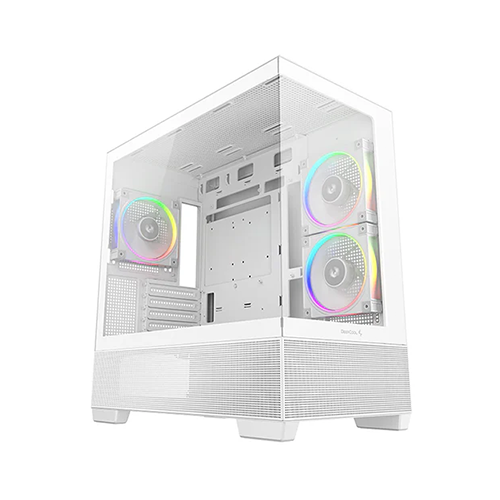 ქეისი - Deep Cool CG380 3F White - 3x120 Fan ARGB