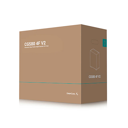 ქეისი - Deep Cool CG580 4F V2 Black - 4x120 Fan ARGB