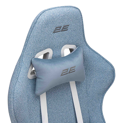 კომპიუტერის სკამი - 2E Gaming Chair Bushido II We Light Blue