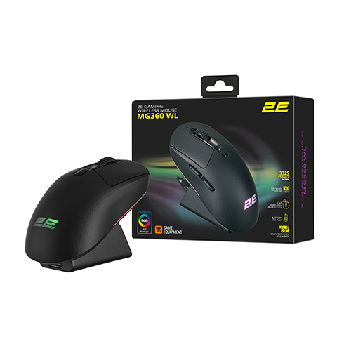 უკაბელო ტენვადი Bluetooth მაუსი - 2E Gaming MG360 Rechargeable WL BT