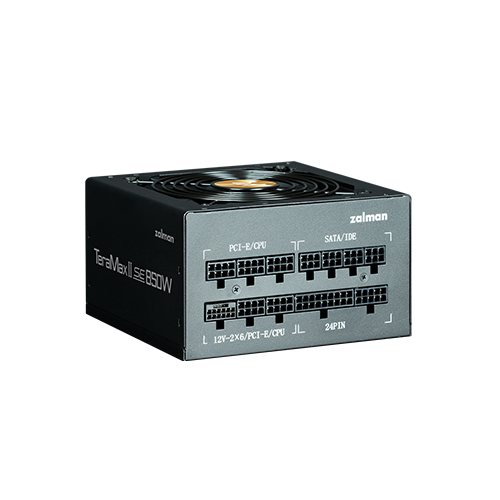 კვების ბლოკი - Zalman Teramax 2 Se 850 Watt 80 Plus Gold Full Modular Black