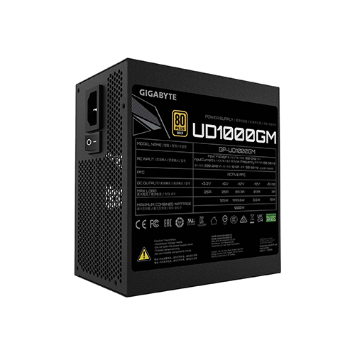 კვების ბლოკი - Gigabyte UD1000GM 1000 Watt 80 Plus Gold Full Modular