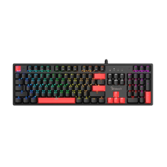 მექანიკური კლავიატურა - A4Tech Bloody S520N Red Plus Switch Fire Black