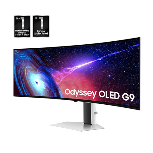 რკალური მონიტორი - Samsung Odyssey G9 LS49DG932SIXCI - 49 Inch / DQHD / OLED / 240 Hz / 0.03 Ms