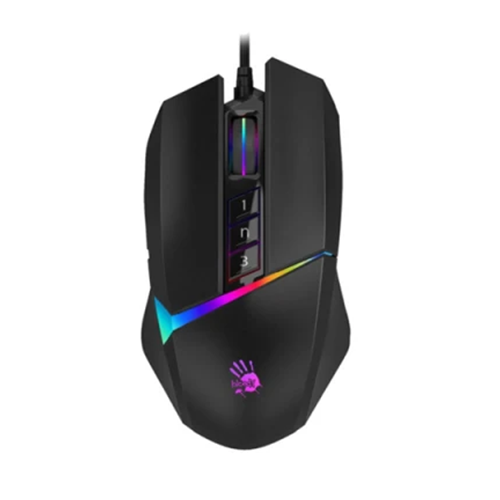 მაუსი - A4Tech Bloody W60 Max RGB Stone Black