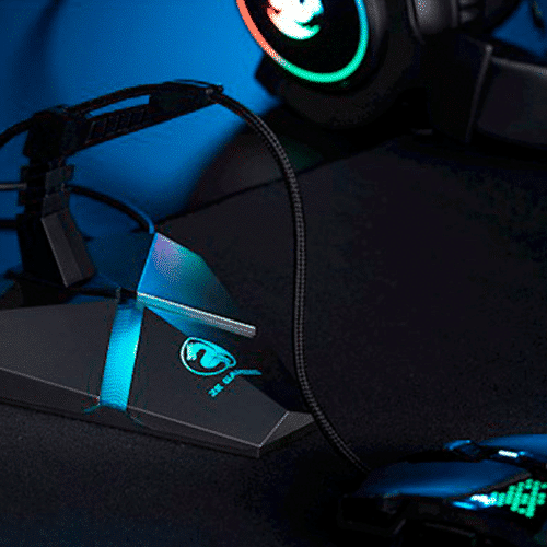 მაუსის კაბელის დამჭერი - 2E Gaming Mouse Bungee 4in1 Scorpio Silver