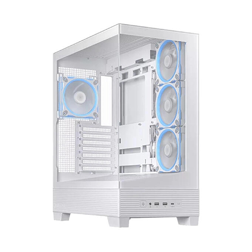 ქეისი - Asus A31 Plus White - 4x120 Fan ARGB