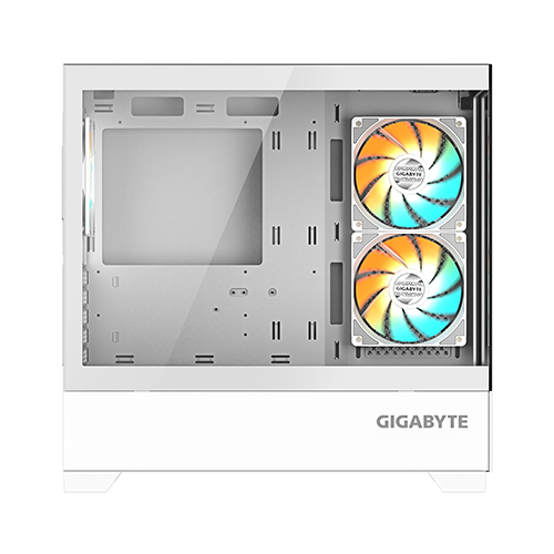 ქეისი - Gigabyte C201P Panoramic Ice White - 3x120 Fan ARGB