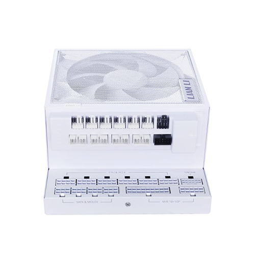 კვების ბლოკი - Lian Li Edge EG0850G 850 Watt 80 Plus Gold Full Modular White