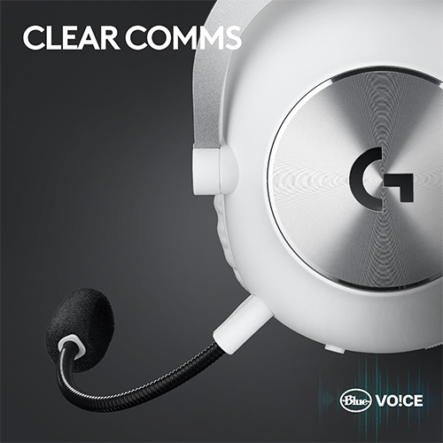 უკაბელო Bluetooth ყურსასმენი - Logitech G PRO X2 Lightspeed White WL BT