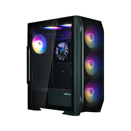 ქეისი - Zalman N7 Plus V2 Black - 1x120 Fan + 6x120 Fan ARGB