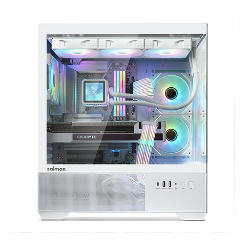 ქეისი - Zalman Chronix V2 White - 3x120 Fan ARGB