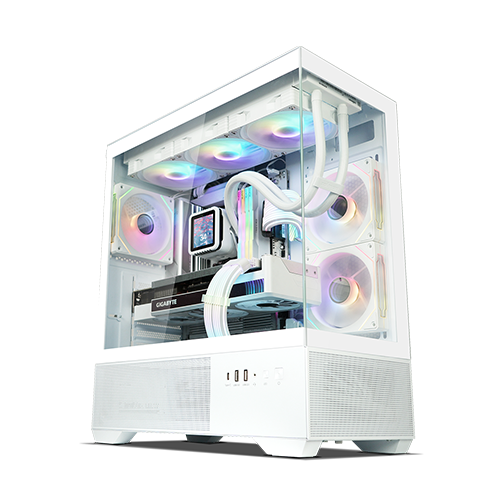 ქეისი - Zalman Chronix V2 White - 3x120 Fan ARGB
