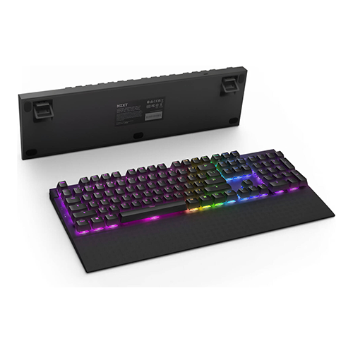 მექანიკური კლავიატურა - NZXT Function 2 RGB Linear Switch Black