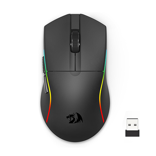 უკაბელო ტენვადი მაუსი - Redragon M816 Deicide Pro RGB Black Rechargeable WL