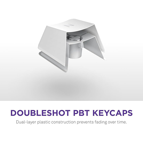 მექანიკური კლავიატურა - NZXT Function 2 Elite Mini TKL RGB White